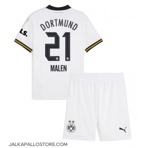 Borussia Dortmund Donyell Malen #21 Kolmaspaita Lapsille 2024-25 Lyhythihainen (+ shortsit)